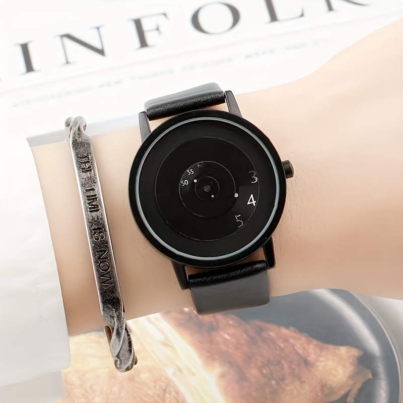 Canvas Strap Watch - 1pcblack tecnologia edição coreana minimalista na