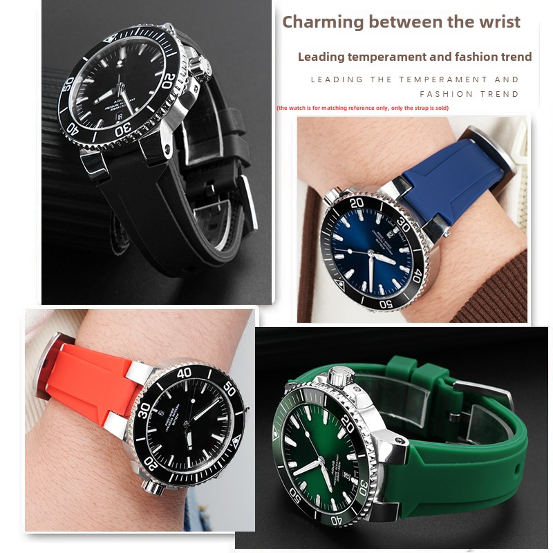 Pulseira de borracha de alta q - Rubber Strap Diver avaliação e preço