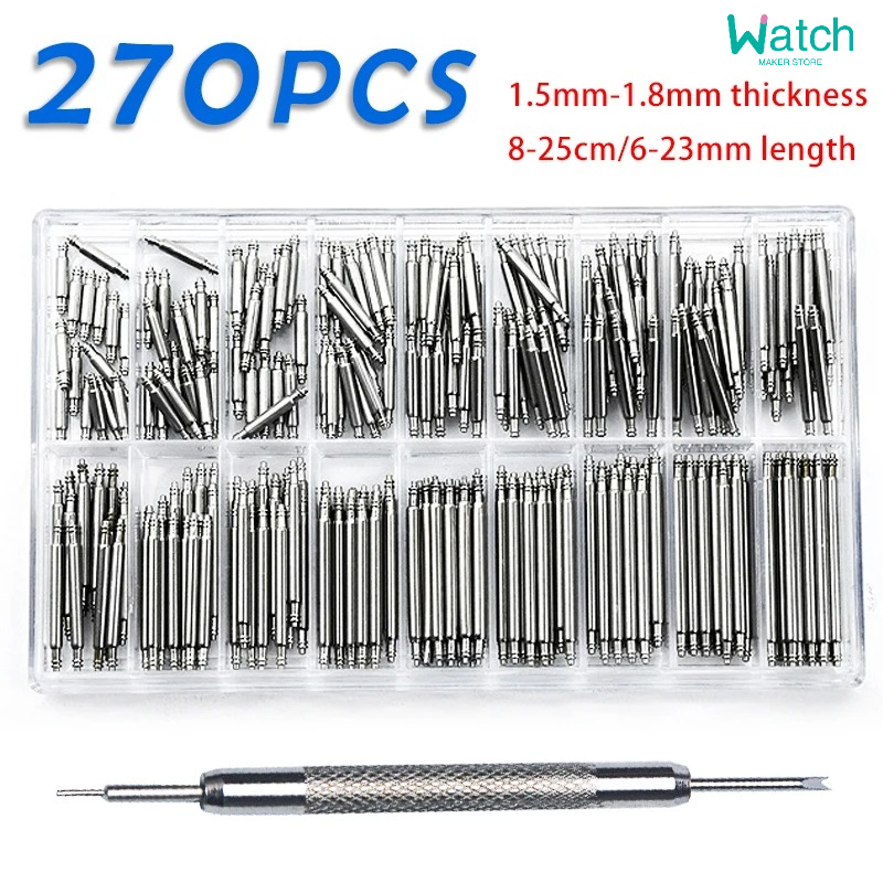 Barras de mola de aço sem tens - Spring Bar Tool Set avaliação e preço